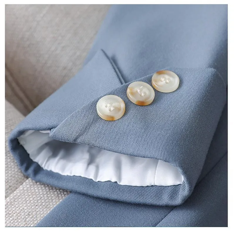 Black Blazer Jacket Female 2021 Spring Double-breasted Plus size Lady Pocket Office Work Coat Slim Casual Femme Suit Outwear
Black Blazer Jacket Female 2021 Spring Double-breasted Plus size Lady Pocket Office Work Coat Slim Casual Femme Suit Outwear