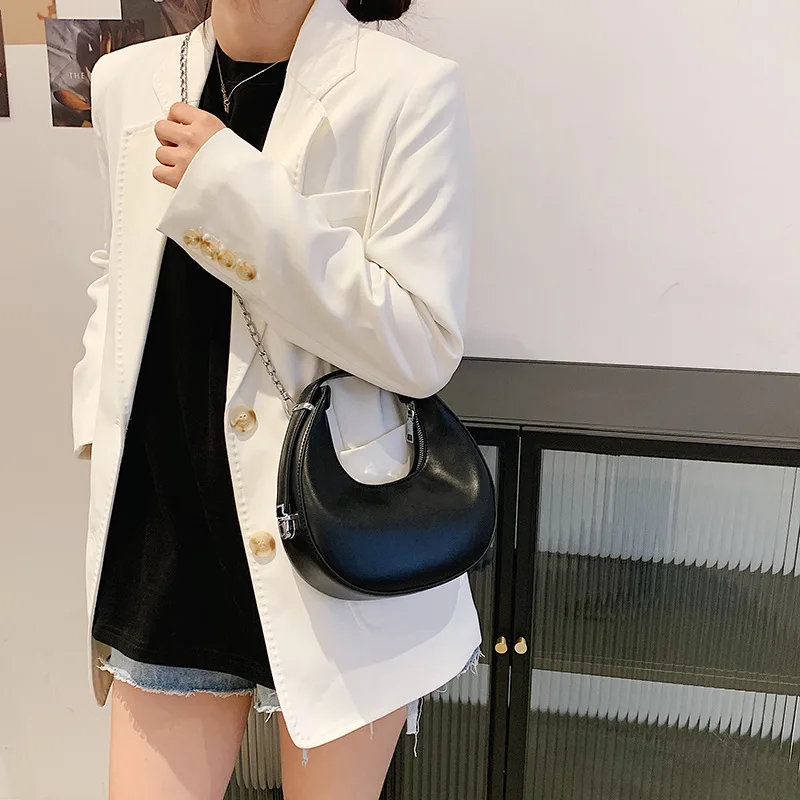 Fashion Design Adjustable Handle Half Moon Bags For Women Quality PU Leather Handbag Ladies Famous Brand Shoulder Bag And Purses
Fashion Design Adjustable Handle Half Moon Bags For Women Quality PU Leather Handbag Ladies Famous Brand Shoulder Bag And Purses