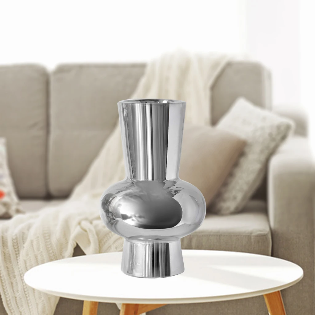 Ceramic Vase Ornaments Flower Arrangement Dried Flower Holder Creative Art Home Living Room Plant Pot Decoration Desktop Decor
Ceramic Vase Ornaments Flower Arrangement Dried Flower Holder Creative Art Home Living Room Plant Pot Decoration Desktop Decor