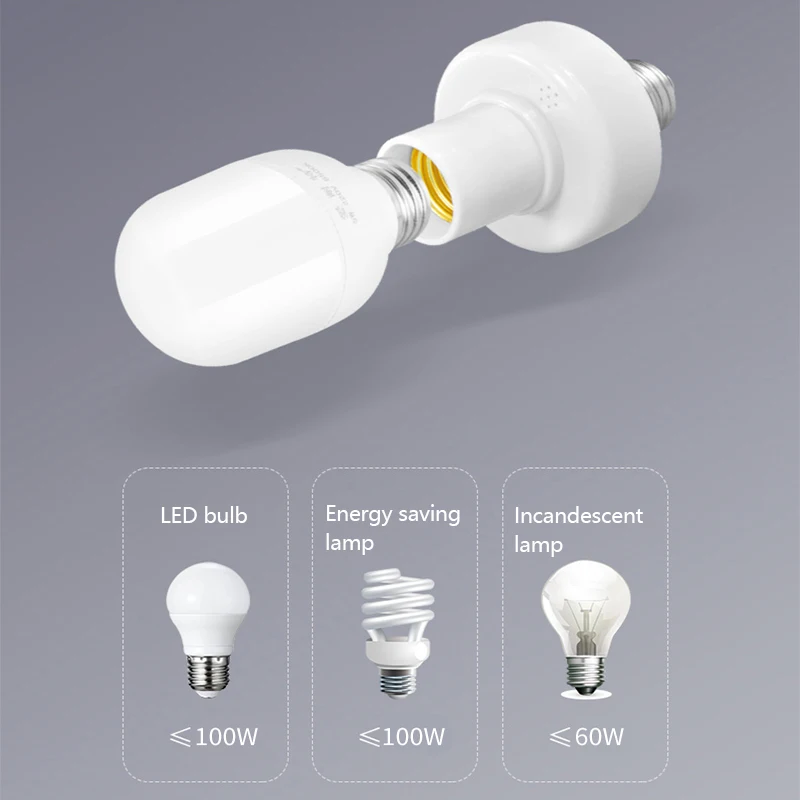 NEW Smart Switch Light Bulb Adapter Lamp Socket Holder Base Smart Home E27 Wireless Remote Control Bulbs Smart Household TXTB1
NEW Smart Switch Light Bulb Adapter Lamp Socket Holder Base Smart Home E27 Wireless Remote Control Bulbs Smart Household TXTB1