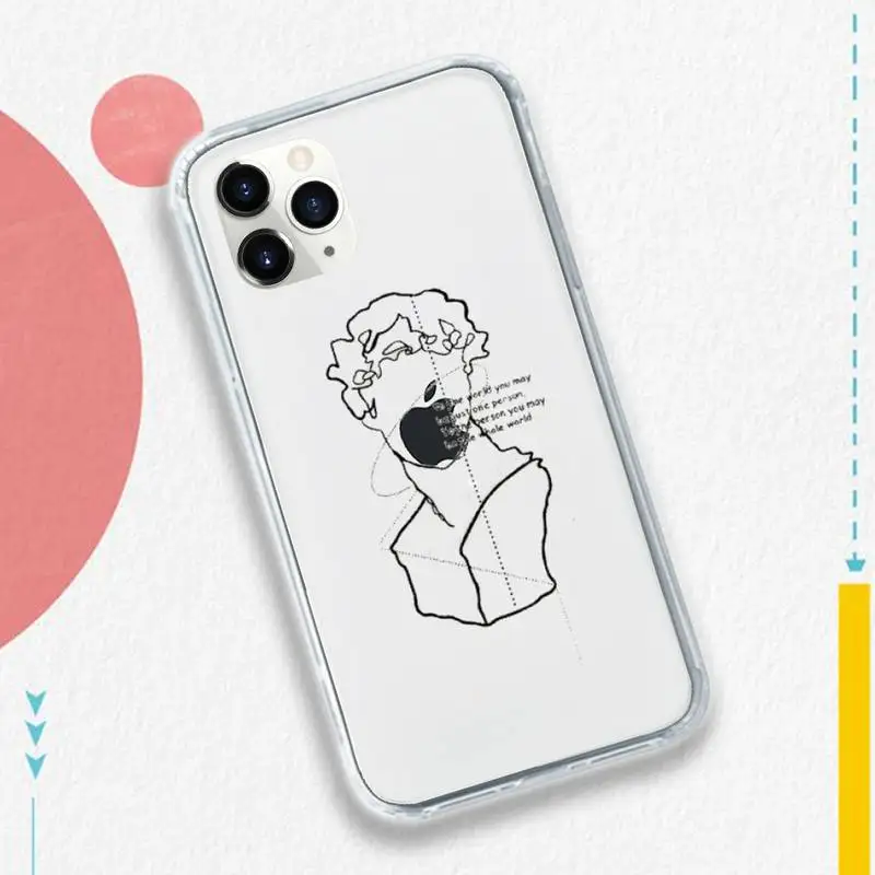 Funny Abstract Women Face Line Phone Case Transparent soft For iphone 5 5s 5c se 6 6s 7 8 11 12 plus mini x xs xr pro max
Funny Abstract Women Face Line Phone Case Transparent soft For iphone 5 5s 5c se 6 6s 7 8 11 12 plus mini x xs xr pro max