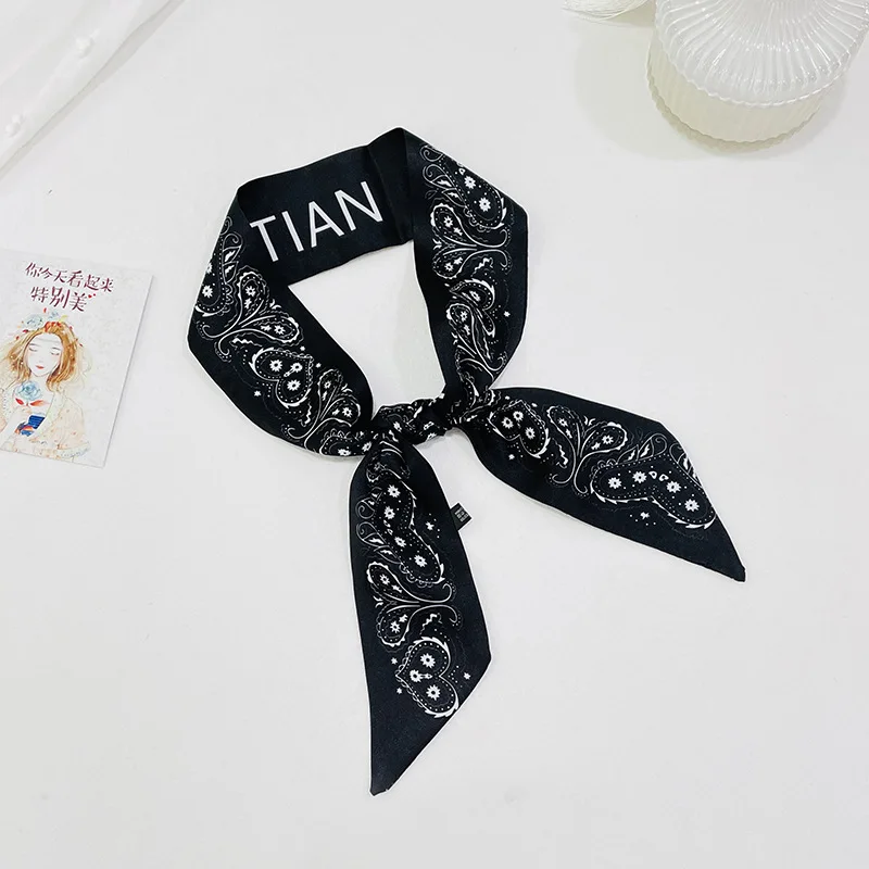 Double-Sided Pointed Women's Silk Scarf Artificial Silk Twill Dragonfly Stewardess Scarf Hand Gift Braided Plate Hair Band
Double-Sided Pointed Women's Silk Scarf Artificial Silk Twill Dragonfly Stewardess Scarf Hand Gift Braided Plate Hair Band