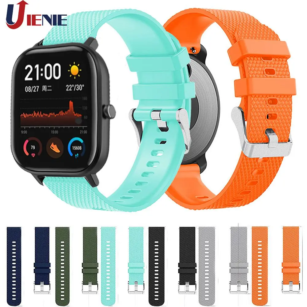 Ремешок силиконовый для Xiaomi Huami Amazfit GTS 2, спортивный смарт-браслет для часов GTR 42 мм/Bip Lite
Ремешок силиконовый для Xiaomi Huami Amazfit GTS 2, спортивный смарт-браслет для часов GTR 42 мм/Bip Lite