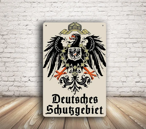 Deutsches Schutzgebiet Tin Sign Metal Sign Poster Decoration Home Living Room Bedroom Hotel Club Bar Shop Plaque 12*8 Inches
Deutsches Schutzgebiet Tin Sign Metal Sign Poster Decoration Home Living Room Bedroom Hotel Club Bar Shop Plaque 12*8 Inches