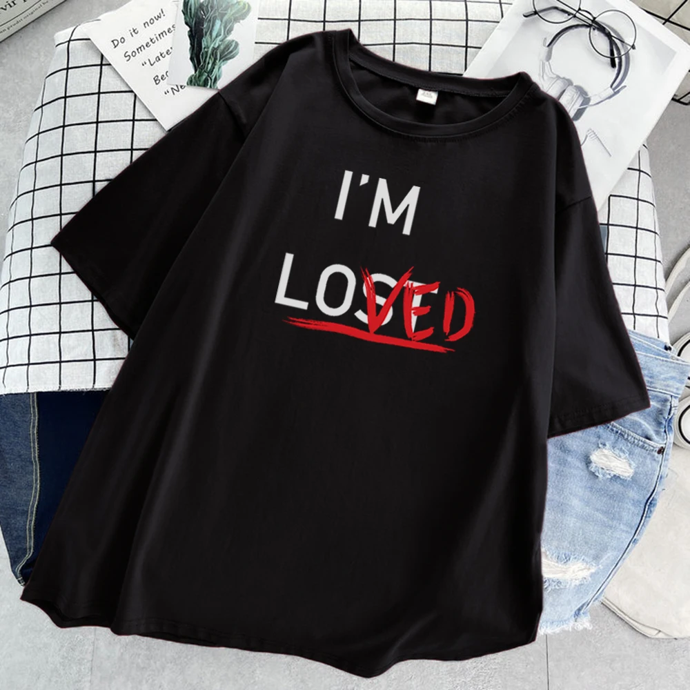 Лето 2021, крутая женская футболка с надписью I Am Love, повседневные футболки в Корейском стиле, крутая футболка, модные женские футболки Ins
Лето 2021, крутая женская футболка с надписью I Am Love, повседневные футболки в Корейском стиле, крутая футболка, модные женские футболки Ins