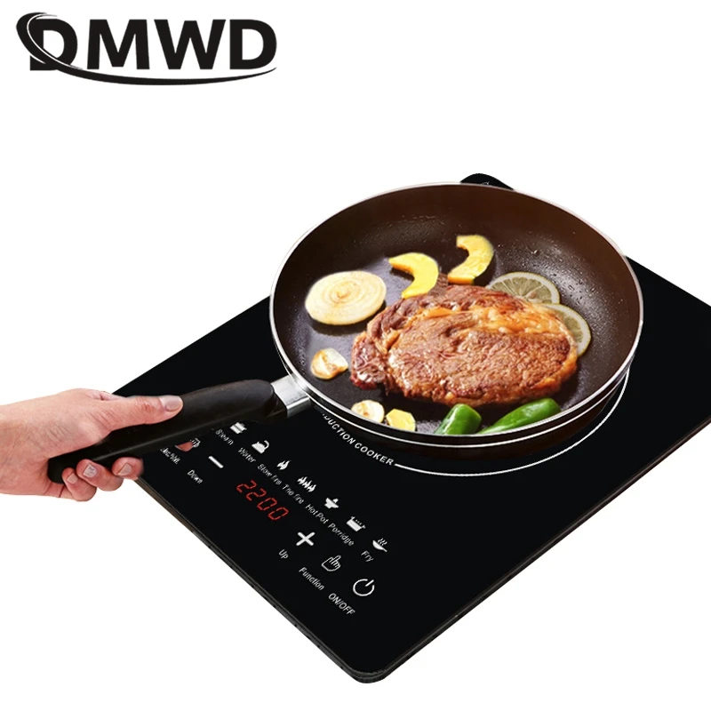 Домашняя индукционная плита DMWD 110/220 В 2200 Вт электромагнитная печь