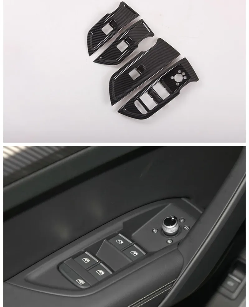 For Audi Q5L 2018 Car Interior Door Handle Armrest Cover Window Lift Adjust Trim Moldings Carbon fiber ABS Frame Overlays
For Audi Q5L 2018 Car Interior Door Handle Armrest Cover Window Lift Adjust Trim Moldings Carbon fiber ABS Frame Overlays