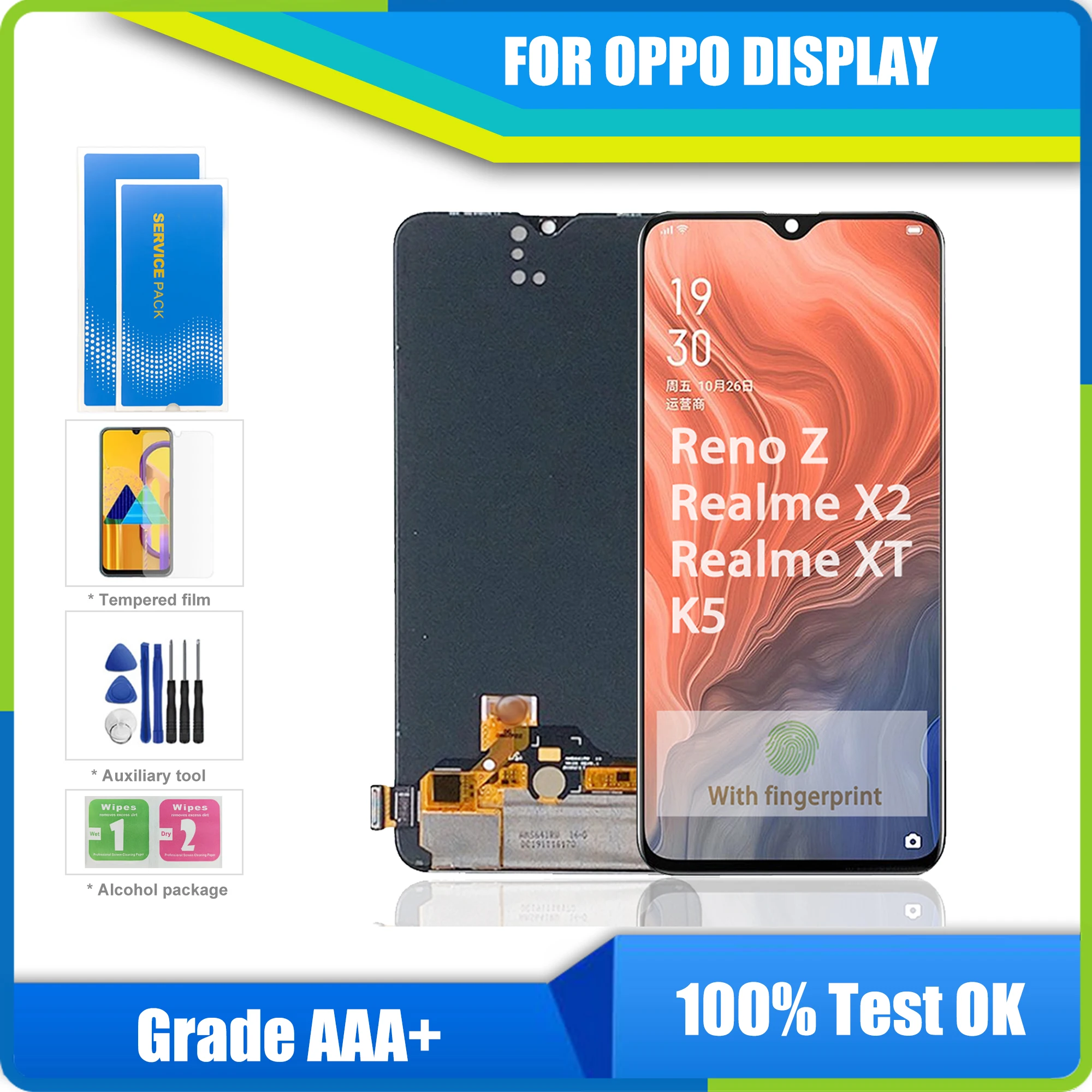 Оригинальный ЖК-дисплей Super AMOLED 6,4 дюйма для OPPO K5 Reno Z, сенсорный ЖК-экран, дигитайзер, монтаж для OPPO Realme x2/XT, дисплей
Оригинальный ЖК-дисплей Super AMOLED 6,4 дюйма для OPPO K5 Reno Z, сенсорный ЖК-экран, дигитайзер, монтаж для OPPO Realme x2/XT, дисплей