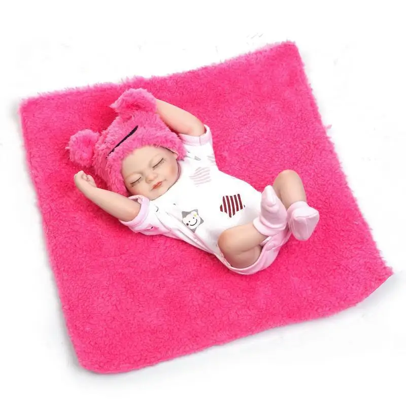Симпатичные Близнецы Reborn Baby Doll Реалистичная силиконовая виниловая Детская кукла