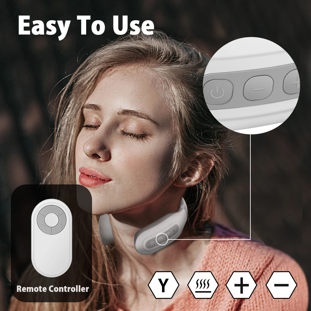 Neck Massager with Heat Intelligent Portable Cordless Electric Neck Massagers for Home Office Outdoor Use 3 Modes and 15 Speeds
Neck Massager with Heat Intelligent Portable Cordless Electric Neck Massagers for Home Office Outdoor Use 3 Modes and 15 Speeds
