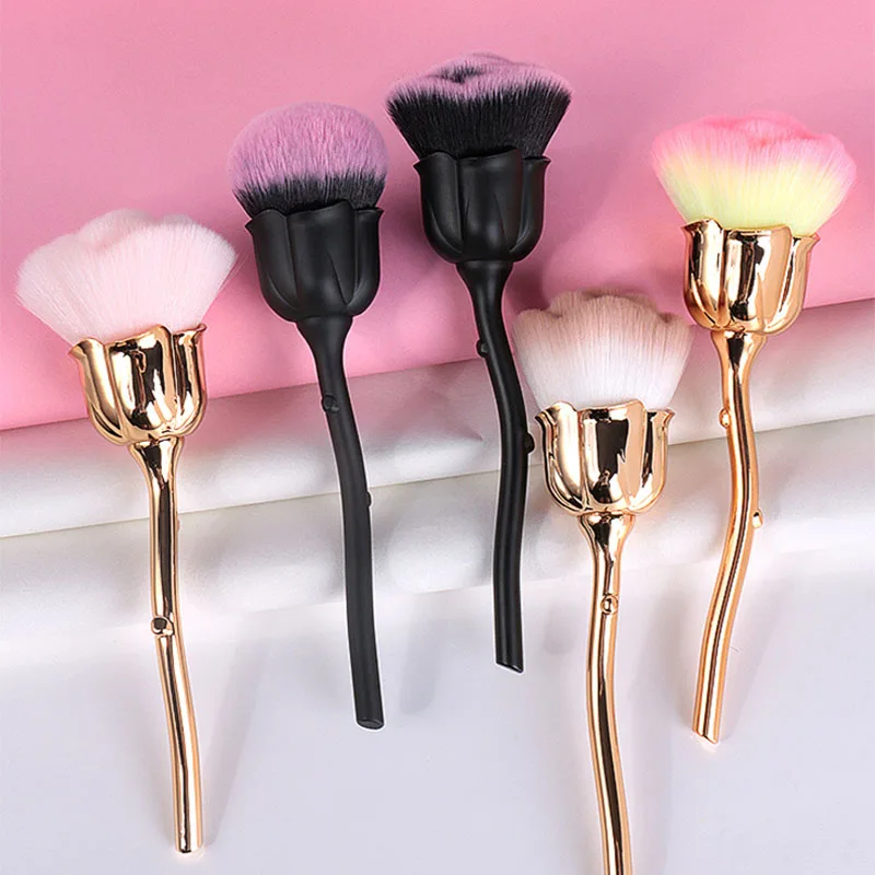 Multi-use Blush Powder Brush Nail Art Dust Brush Manicure Polish Nail Care Rose Head Makeup Brushes Beauty Tools
Multi-use Blush Powder Brush Nail Art Dust Brush Manicure Polish Nail Care Rose Head Makeup Brushes Beauty Tools