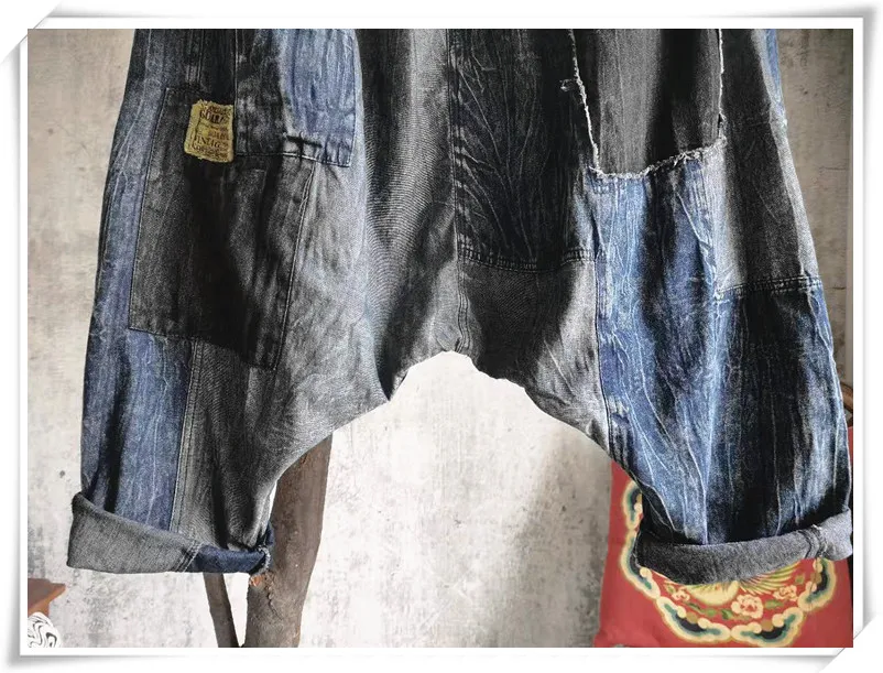 LYUZHE Vintage Summer Patchwork Cross-pants Women 2021 New Elastic Waist Spliced Full Length Panst Loose Denim Trouser QDY049
LYUZHE Vintage Summer Patchwork Cross-pants Women 2021 New Elastic Waist Spliced Full Length Panst Loose Denim Trouser QDY049