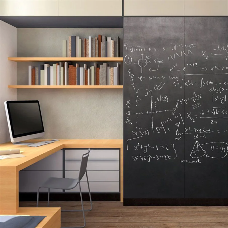 Blackboard Stickers Chalk Board Removable PVC Draw Mural Decor Art Chalkboard Wall Sticker for Kids Rooms Durable 45 x 100cm
Blackboard Stickers Chalk Board Removable PVC Draw Mural Decor Art Chalkboard Wall Sticker for Kids Rooms Durable 45 x 100cm