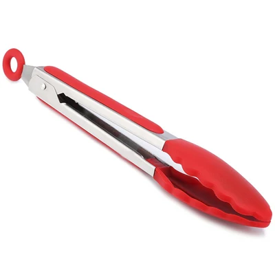 Silicone BBQ Grilling Tong Salad Bread Serving Tong Non-Stick Kitchen Barbecue Grilling Cooking Tong with Joint Lock
Silicone BBQ Grilling Tong Salad Bread Serving Tong Non-Stick Kitchen Barbecue Grilling Cooking Tong with Joint Lock