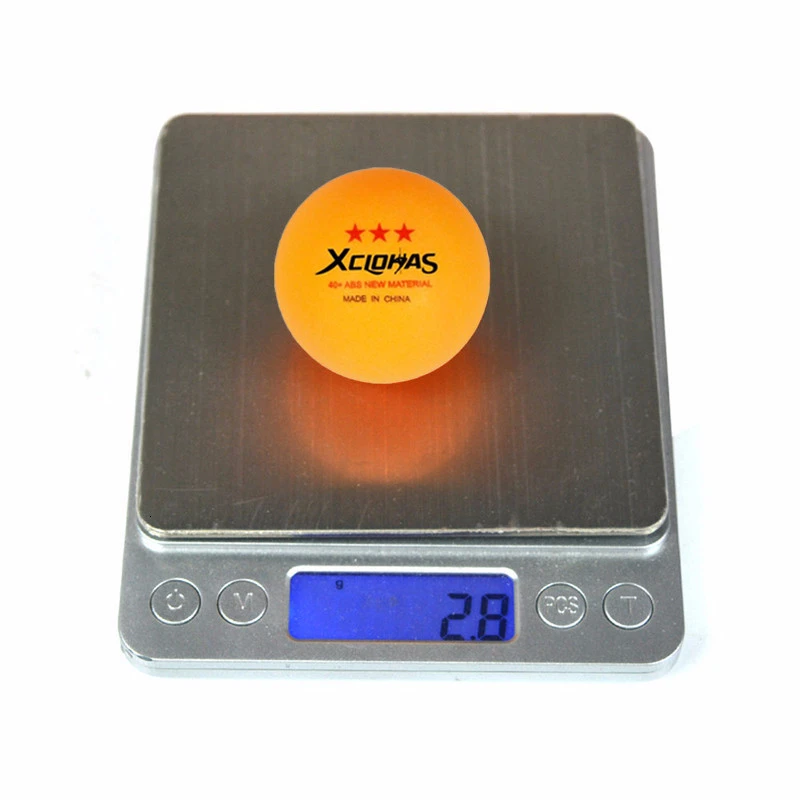 10 Pcs XCLOHAS 3 Star Table Tennis Balls With English Marked New Material ABS Plastic Standard Ping Pong Balls Training Balls
10 Pcs XCLOHAS 3 Star Table Tennis Balls With English Marked New Material ABS Plastic Standard Ping Pong Balls Training Balls