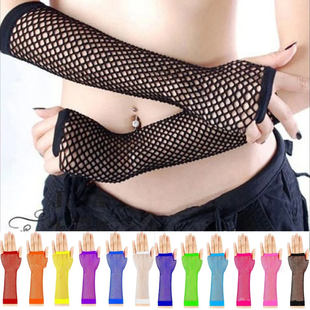 New Fashion Neon Fishnet Fingerless Long Gloves Leg Arm Cuff Party Wear Fancy Dress For Womens Sexy Beautiful Arm Warmer
New Fashion Neon Fishnet Fingerless Long Gloves Leg Arm Cuff Party Wear Fancy Dress For Womens Sexy Beautiful Arm Warmer