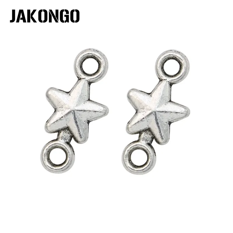 10pcs Antique Silver Plated Star Charm Connectors Jewelry Making Bracelet Findings Accessories DIY Handmade Craft 15x8mm
10pcs Antique Silver Plated Star Charm Connectors Jewelry Making Bracelet Findings Accessories DIY Handmade Craft 15x8mm