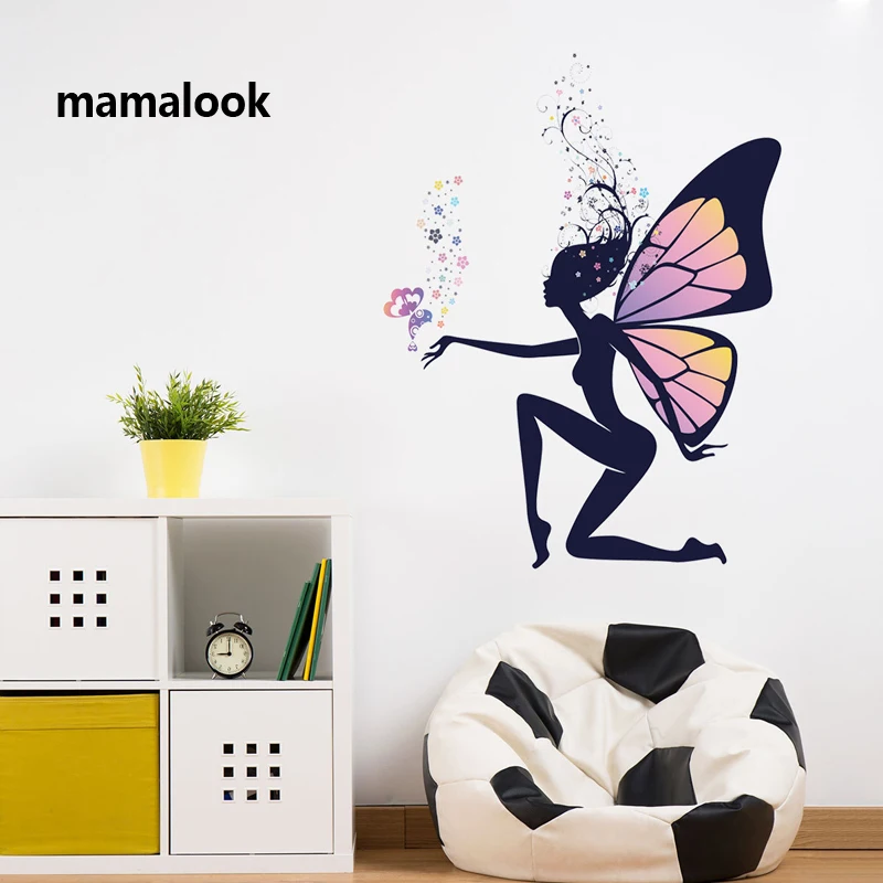 New style butterfly elf Wall Sticker wallpaper for girl room living room Mural home decoration Art Decals beautiful stickers
New style butterfly elf Wall Sticker wallpaper for girl room living room Mural home decoration Art Decals beautiful stickers