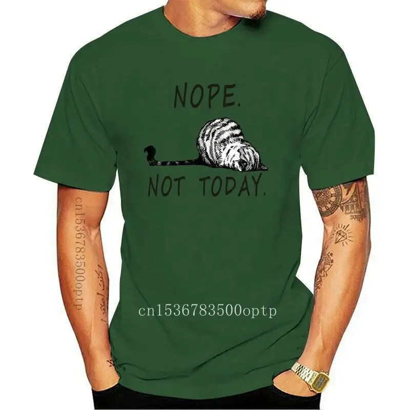 Новинка, забавная Мужская футболка Nope Not Today с забавным ленивым котенком, футболка для влюбленных котов, подарок для влюбленных 2021
Новинка, забавная Мужская футболка Nope Not Today с забавным ленивым котенком, футболка для влюбленных котов, подарок для влюбленных 2021