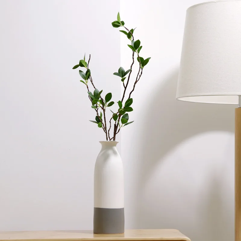 Simple Vase White Ceramic Literature and Art Small Fresh Water Culture Nordic Home Ornaments with Flowers and Dried Flowers
Simple Vase White Ceramic Literature and Art Small Fresh Water Culture Nordic Home Ornaments with Flowers and Dried Flowers