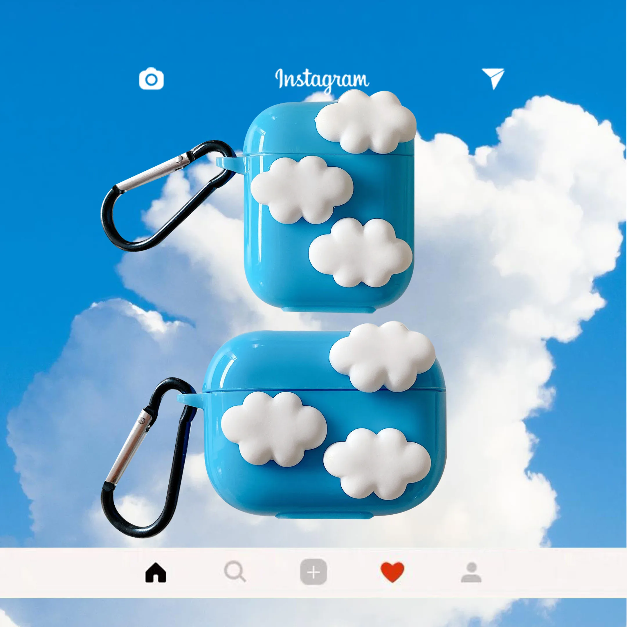 Защитный чехол для Apple Airpods 1, 2 Pro, ТПУ, небесно-голубой, с цепочкой для ключей, в форме облака
Защитный чехол для Apple Airpods 1, 2 Pro, ТПУ, небесно-голубой, с цепочкой для ключей, в форме облака