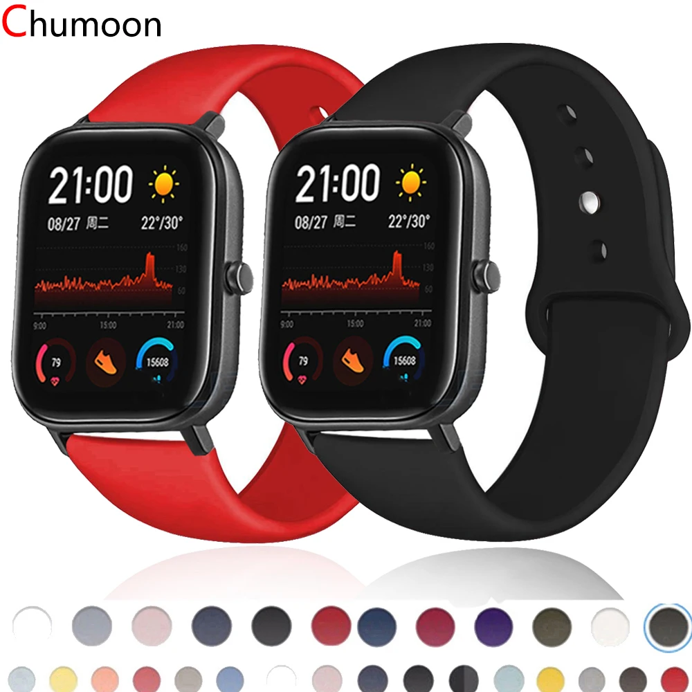 Correa For Amazfit GTS/2/Bip/2e/GTS2 Mini/GTR 42mm/47mm 22mm 20mm watch strap bracelet Samsung Galaxy watch active 2 3 45mm 46mm
Correa For Amazfit GTS/2/Bip/2e/GTS2 Mini/GTR 42mm/47mm 22mm 20mm watch strap bracelet Samsung Galaxy watch active 2 3 45mm 46mm