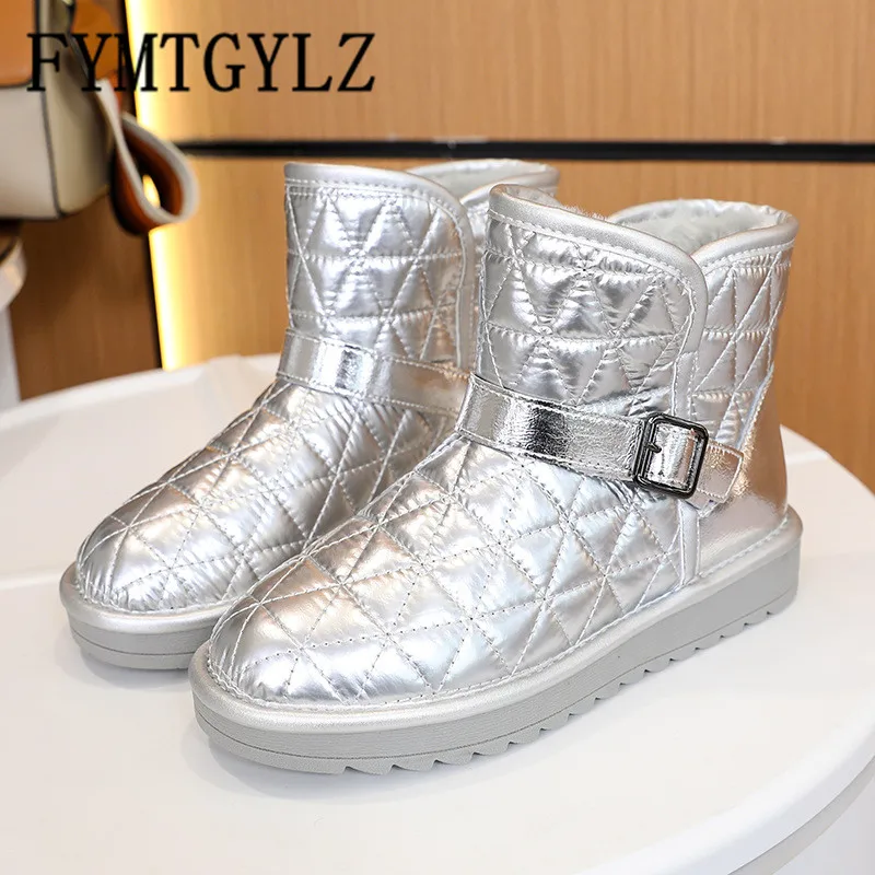 FYMTGYLZ 2021 New Fashion Cotton Shoes Women's Winter Thickened Warm Women's Snow Boots Woman Slip-on Waterproof Cotton Boots
FYMTGYLZ 2021 New Fashion Cotton Shoes Women's Winter Thickened Warm Women's Snow Boots Woman Slip-on Waterproof Cotton Boots