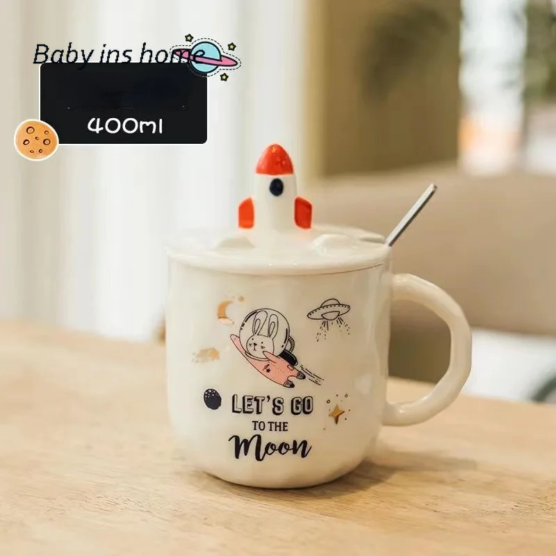 Rocket Starry Sky Large Capacity Creative Phone Holder Cup Cartoon Children's Milk Coffee Cup Space Rokcet Moon Pattern 400ml
Rocket Starry Sky Large Capacity Creative Phone Holder Cup Cartoon Children's Milk Coffee Cup Space Rokcet Moon Pattern 400ml