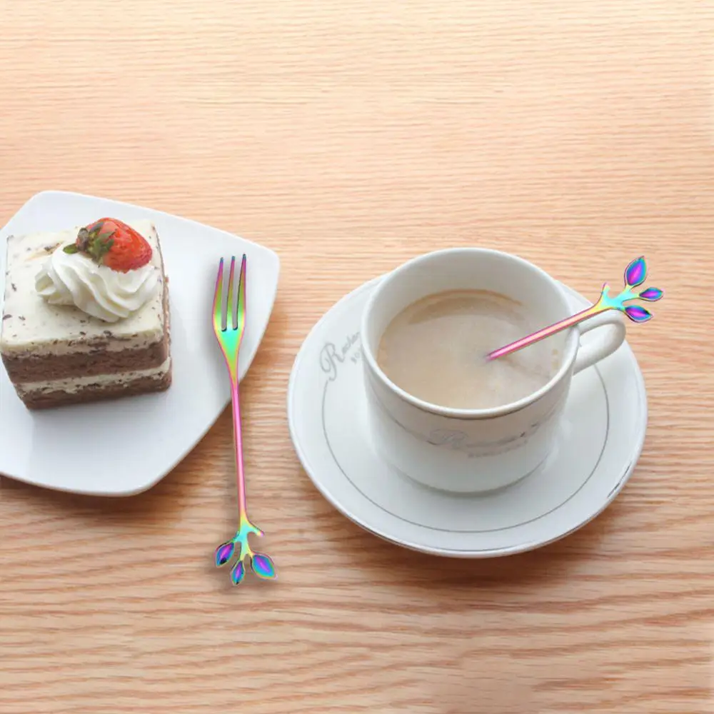 Creative Anti-corrosion Stainless Steel Spoon Branch Leaves Spoon Fork Coffee Spoon Kitchen Accessory Tableware Decoration Hot
Creative Anti-corrosion Stainless Steel Spoon Branch Leaves Spoon Fork Coffee Spoon Kitchen Accessory Tableware Decoration Hot