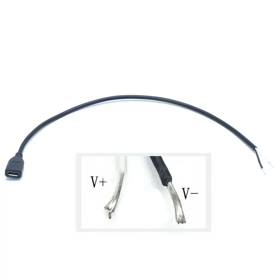 2 упаковки-DIY 30 см Micro USB 5 Pin гнездовой разъем 2 Pin 2 провода зарядный кабель шнур соединитель
2 упаковки-DIY 30 см Micro USB 5 Pin гнездовой разъем 2 Pin 2 провода зарядный кабель шнур соединитель