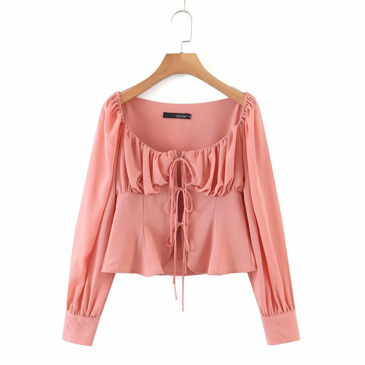 Sexy shirt women 2020 long sleeve blouse lady solid shirt elegant square collar blouse korean lace up tops pink streetwear fall
Sexy shirt women 2020 long sleeve blouse lady solid shirt elegant square collar blouse korean lace up tops pink streetwear fall