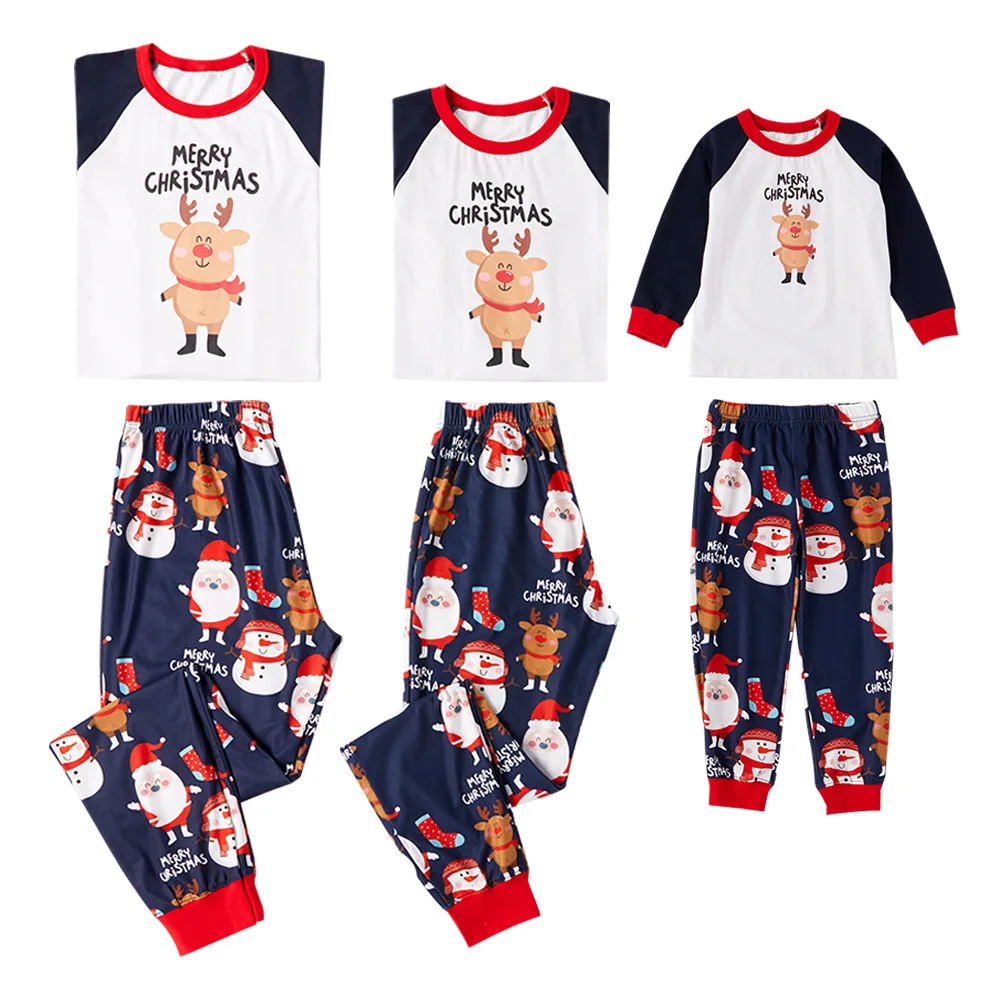 New Xmas Christmas Family Matching Pajamas Set Adult Kids Sleepwear Nightwear Father Mother Daughter Reindeer Snowman Clothing
New Xmas Christmas Family Matching Pajamas Set Adult Kids Sleepwear Nightwear Father Mother Daughter Reindeer Snowman Clothing