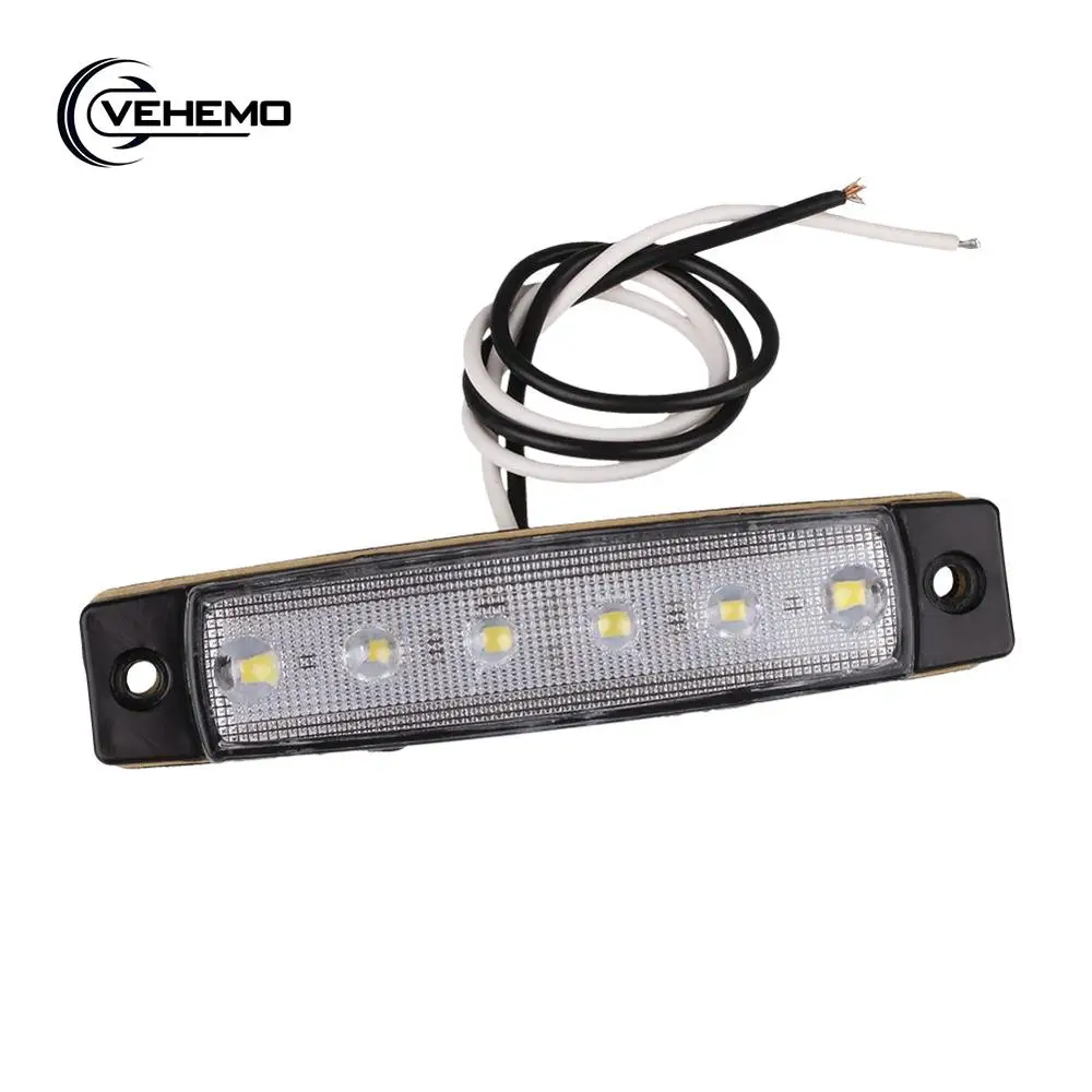 Truck LED 24v Trailer Lights 6led rear tail side marker light taillights white lorry truck led light 
Truck LED 24v Trailer Lights 6led rear tail side marker light taillights white lorry truck led light