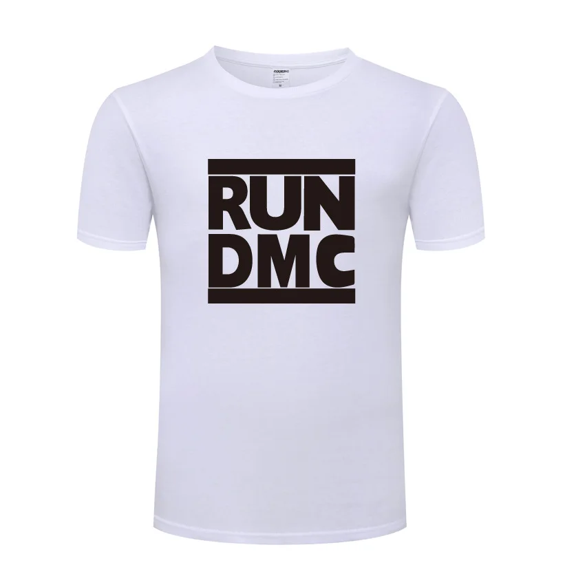 Футболка мужская с буквенным принтом музыки рок DMC хлопковая рубашка в стиле