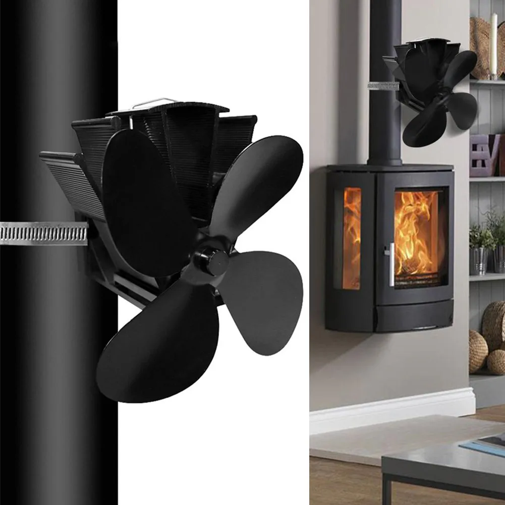 4 Blade Universal Fireplace Fan Heat Powered Stove Fan For Wood Log Fireplace Wall-mounted Non-magnet Fireplace Fan Winter Warme
4 Blade Universal Fireplace Fan Heat Powered Stove Fan For Wood Log Fireplace Wall-mounted Non-magnet Fireplace Fan Winter Warme