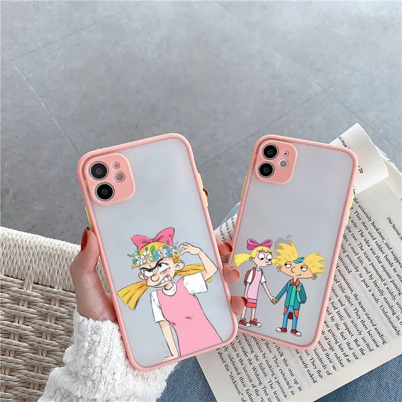 Hey Arnold lovely Phone Case Matte Transparent for iPhone 7 8 11 12 s mini pro X XS XR MAX Plus cover funda 
Hey Arnold lovely Phone Case Matte Transparent for iPhone 7 8 11 12 s mini pro X XS XR MAX Plus cover funda