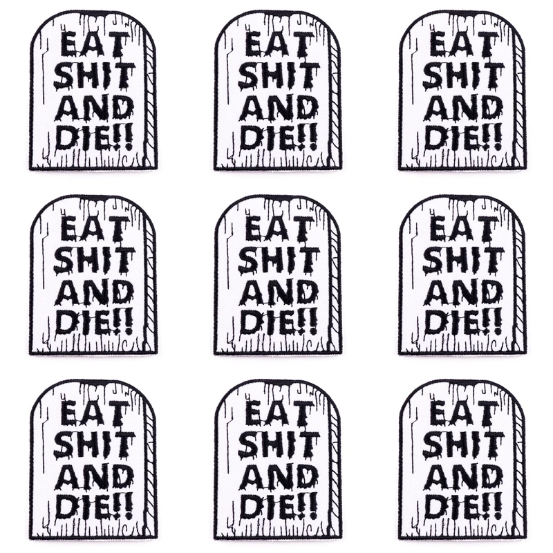 10Pcs/Lot Tombstone Patch Iron On Patches For Clothing Thermoadhesive Patches On Clothes Stripe Badge Embroidery/Fusible Patch
10Pcs/Lot Tombstone Patch Iron On Patches For Clothing Thermoadhesive Patches On Clothes Stripe Badge Embroidery/Fusible Patch