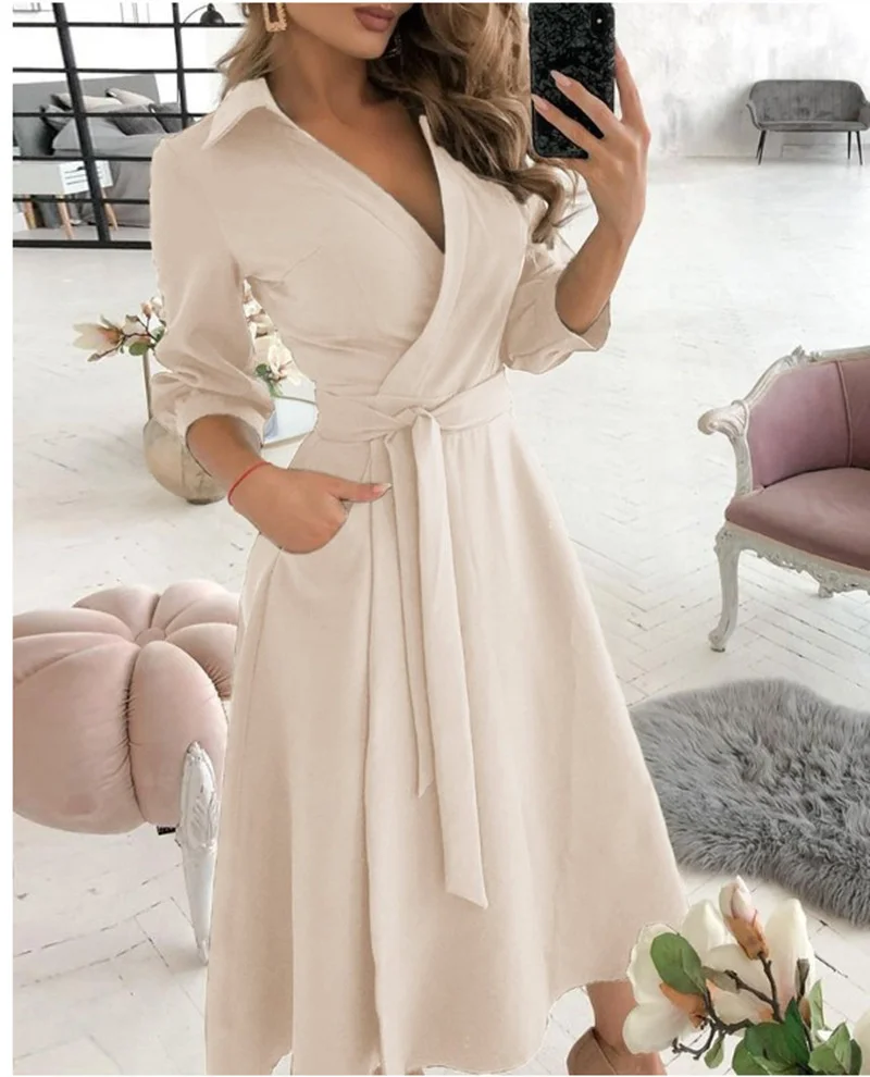 Spring Letter Print Women Party Dresses Elegant OL Sexy V-Neck Robe Femme Vestidos Mujer Casual Long
Spring Letter Print Women Party Dresses Elegant OL Sexy V-Neck Robe Femme Vestidos Mujer Casual Long