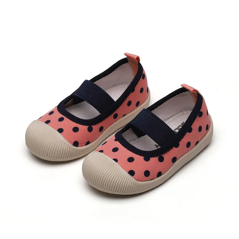 Spring Cute dots Kids Single shoes Girls Canvas Shoes Children Casual Sport Sneakers Little girls Shoes for kindergarten 1-7T
Spring Cute dots Kids Single shoes Girls Canvas Shoes Children Casual Sport Sneakers Little girls Shoes for kindergarten 1-7T