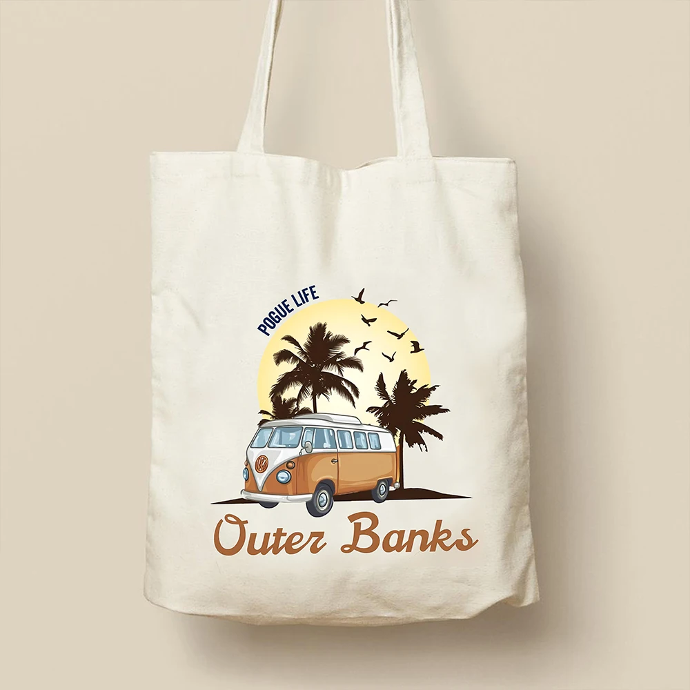 Pogue Life Outer Banks Canvas Tote Bag TV Ulzzang Graphic Hipster Cartoon Print Shopping Bags Girls Fashion Casual HandBag
Pogue Life Outer Banks Canvas Tote Bag TV Ulzzang Graphic Hipster Cartoon Print Shopping Bags Girls Fashion Casual HandBag