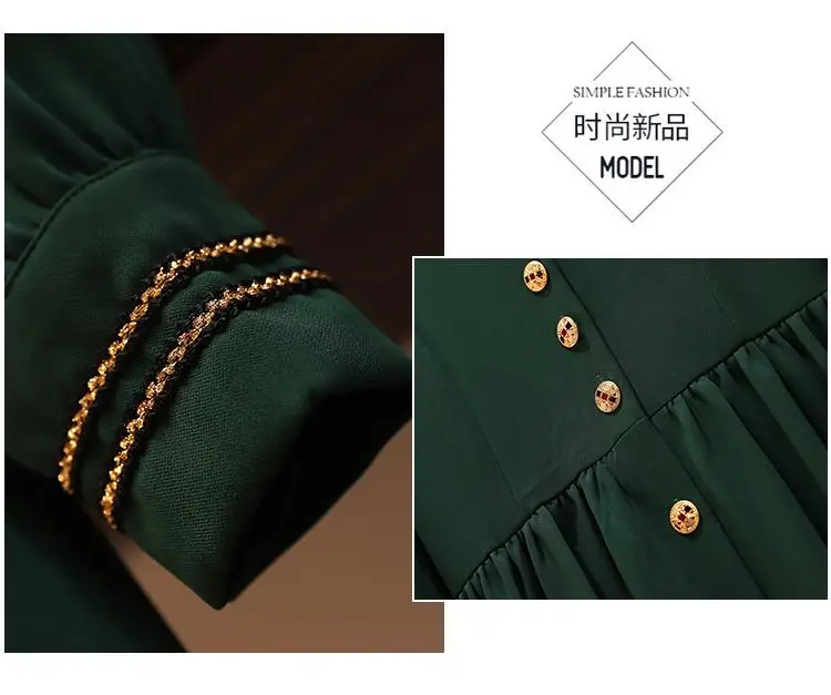 2020 Spring Plus Size Women Vintage Dress Women Sailor Collar Green Office Ladies Dress Casual 4XL Large Size Long Pleated Dress
2020 Spring Plus Size Women Vintage Dress Women Sailor Collar Green Office Ladies Dress Casual 4XL Large Size Long Pleated Dress
