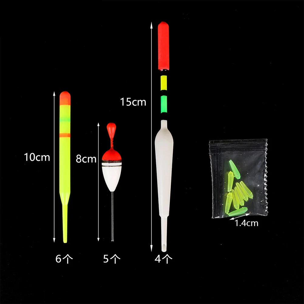 15Pcs/Set Fishing Buoys Vertical Buoys Fishing Floats Assorted 3 Sizes Fishing Buoys For Sea Fishing Ice Fishing Angling Fishing
15Pcs/Set Fishing Buoys Vertical Buoys Fishing Floats Assorted 3 Sizes Fishing Buoys For Sea Fishing Ice Fishing Angling Fishing