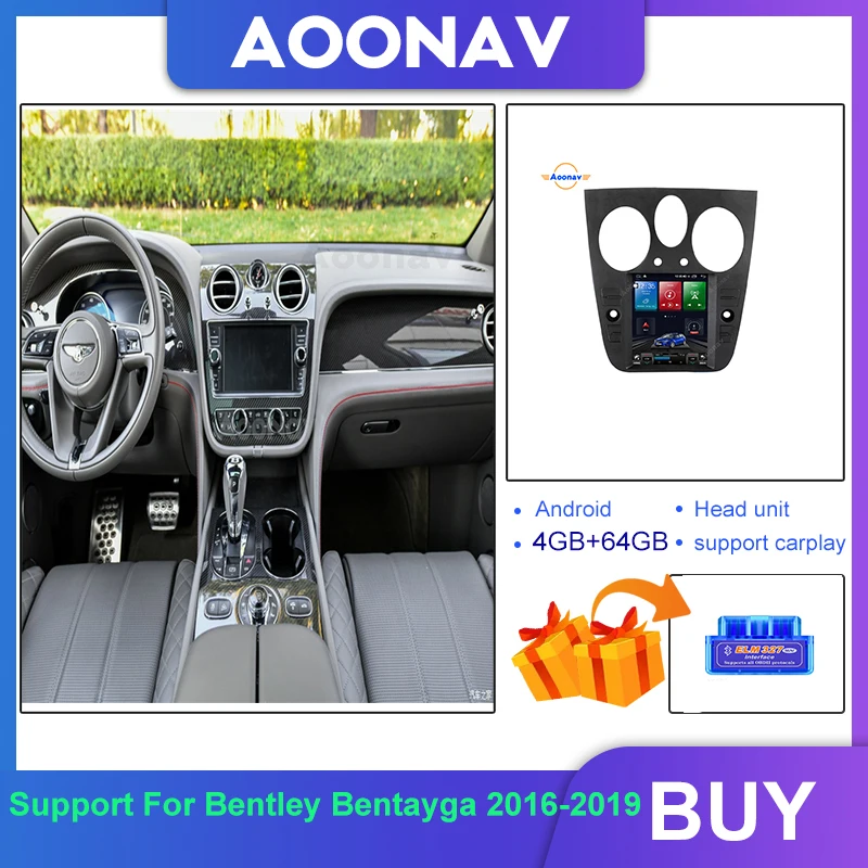 Автомагнитола 2 Din для Bentley Bentayga 2016-2019 Tesla Style, вертикальный экран, Gps-навигация, Авторадио, мультимедийный плеер
Автомагнитола 2 Din для Bentley Bentayga 2016-2019 Tesla Style, вертикальный экран, Gps-навигация, Авторадио, мультимедийный плеер