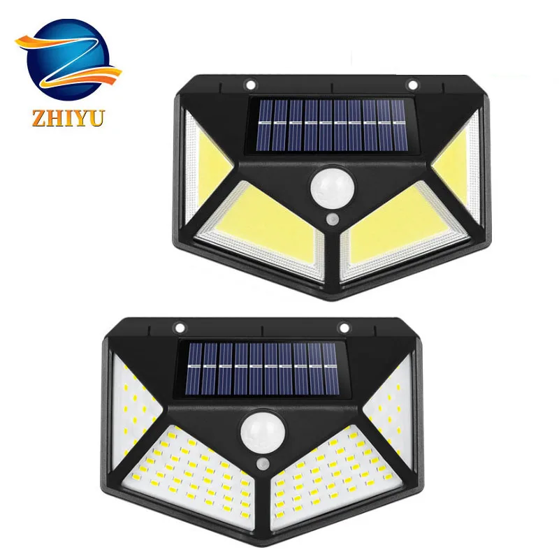 100LED+COB Solar Rechargeable Wall Lamp Induction Lamp Outdoor Lighting Modern Garden Lamp Glowing on All Sides LandscapeLight
100LED+COB Solar Rechargeable Wall Lamp Induction Lamp Outdoor Lighting Modern Garden Lamp Glowing on All Sides LandscapeLight