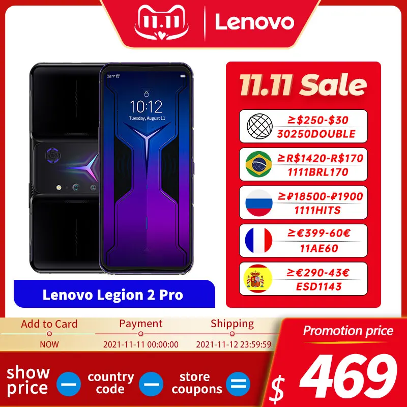 DHL Бесплатная глобальная версия Lenovo Legion 2 Pro Женская игровая версия 6,92 "144 Гц AMOLED Snapdragon888 OctaCore 90 Вт Супер зарядка WiFi 6
DHL Бесплатная глобальная версия Lenovo Legion 2 Pro Женская игровая версия 6,92 "144 Гц AMOLED Snapdragon888 OctaCore 90 Вт Супер зарядка WiFi 6