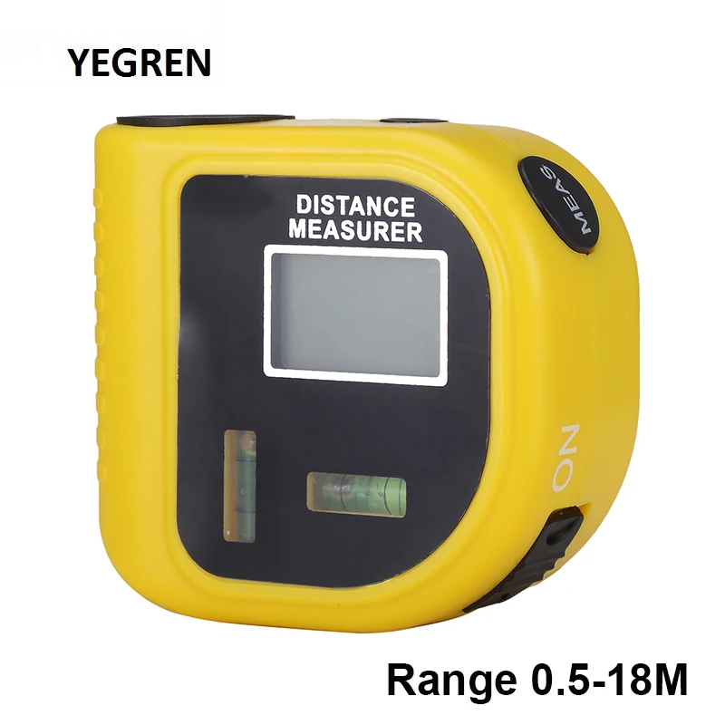 

Ultrasonic Range Finder 18M Laser Level infrared Laser Rangefinder with LCD Display for Industry Building Distance Measure