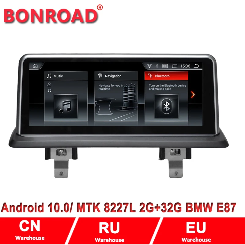 Автомобильный мультимедийный плеер Bonroad Android 2004 4 ГБ 64 для BMW серии 1 E87/E81/E82/E88 2012