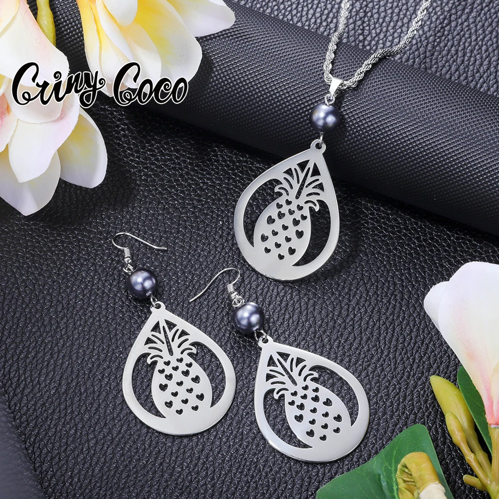 Cring Coco Stainless Steel Necklace for Women Popular Hollow Pineapple Pendant Necklaces Jewelry for Women's 2021 Unique Design
Cring Coco Stainless Steel Necklace for Women Popular Hollow Pineapple Pendant Necklaces Jewelry for Women's 2021 Unique Design
