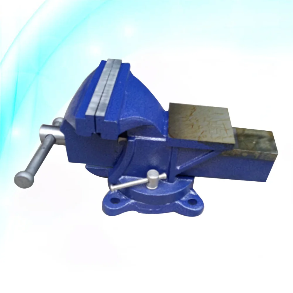 Household Mini Flat Table Steel Vise Manual Bench Clamp for DIY Craft Jewelry Woodworking Carving Milling Vise - 4 inch (Blue)
Household Mini Flat Table Steel Vise Manual Bench Clamp for DIY Craft Jewelry Woodworking Carving Milling Vise - 4 inch (Blue)