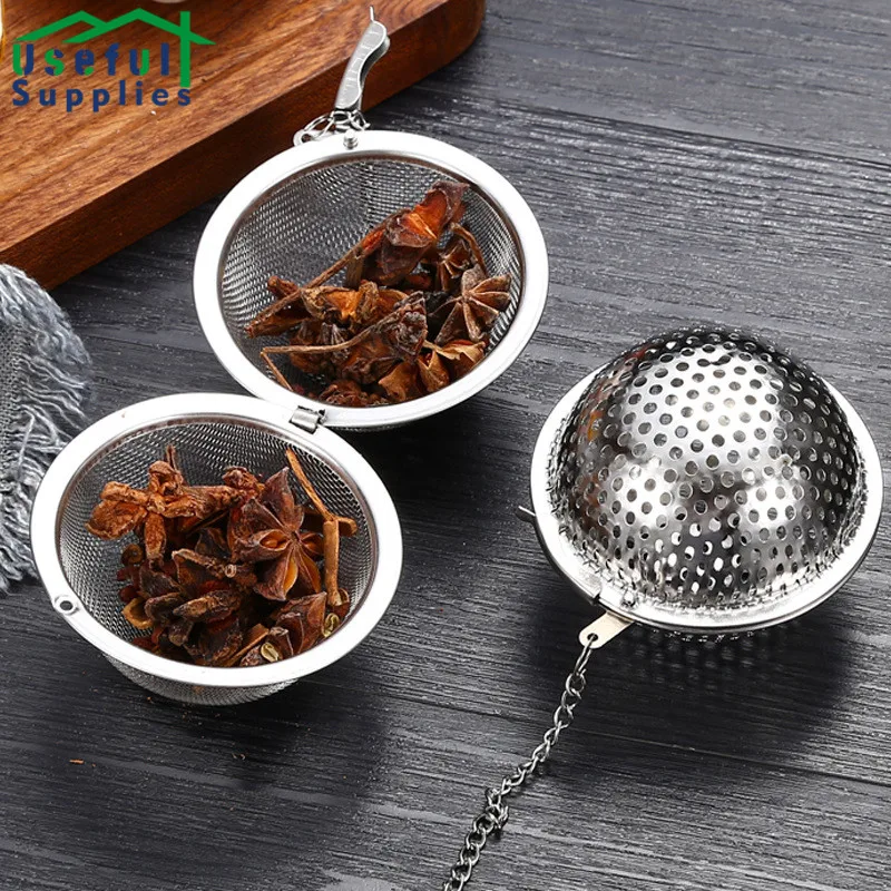 Stainless Steel Cooking Seasoning Ball Kitchen Utensil Seasoning Ball Isolation Filter Residue Kitchen Gadget Dishes for Serving
Stainless Steel Cooking Seasoning Ball Kitchen Utensil Seasoning Ball Isolation Filter Residue Kitchen Gadget Dishes for Serving